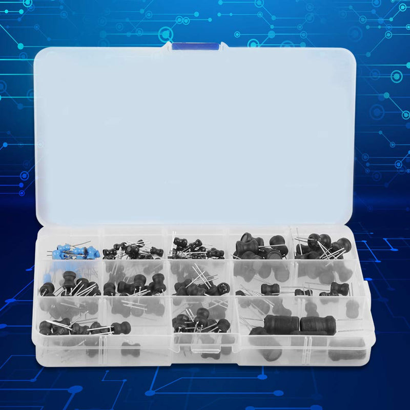 Inductor Assortment Kit, 145Pcs 10uH-10mH 12 Values Choke Inductors Assorted Kit