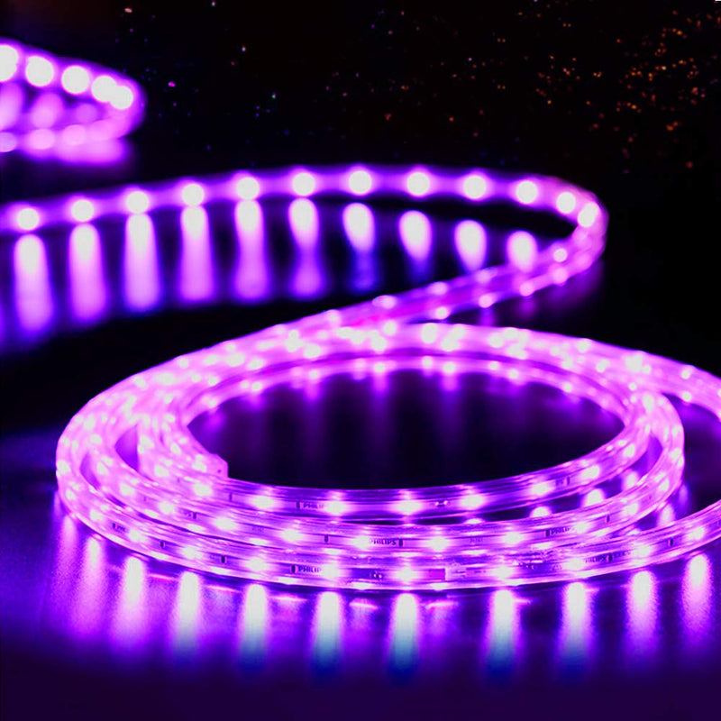 [AUSTRALIA] - Purple Light Strip, Waterproof Led Strip Lights, 16.4ft 300 LEDs Rope Lights, 12V Flexible Purple Lights Strip Lights Light + Power Supply 