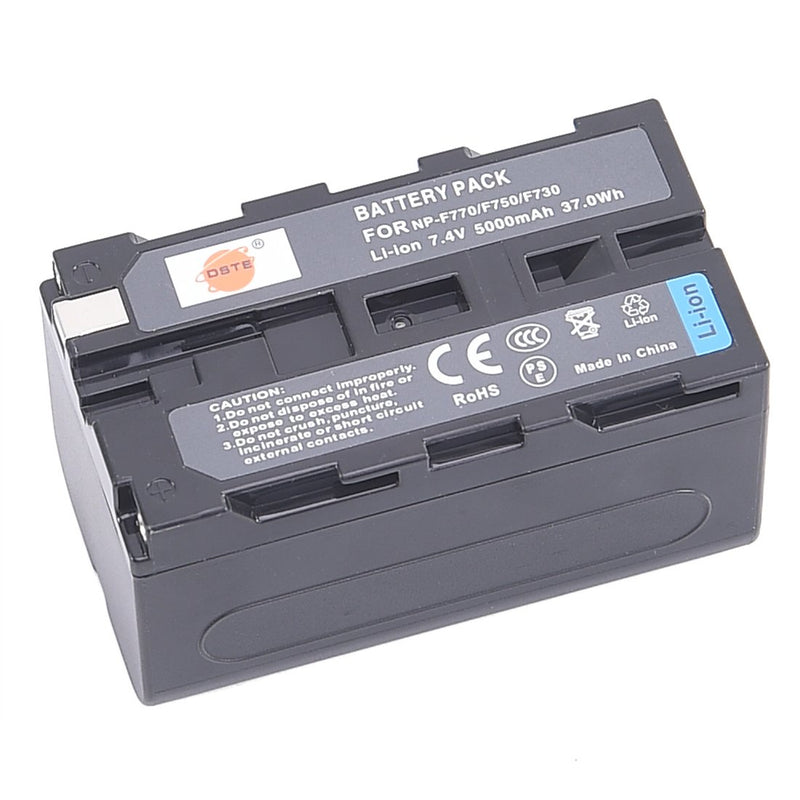 [AUSTRALIA] - DSTE Replacement for 2X NP-F750 + Rapid Dual LCD Battery Charger Compatible Sony CCD-TRV215 TR917 TR315 HDR-FX1000 HDR-FX7 HVR-V1U Z7U Z5U Camera as NP-F730 NP-F770 with Type-C and Micro-USB Port 