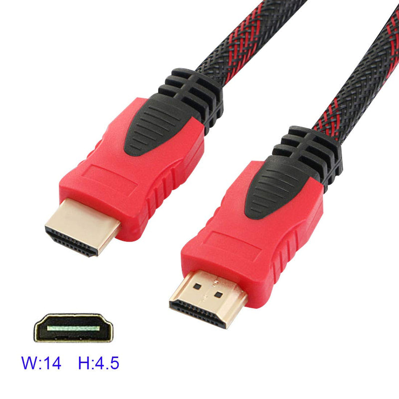 High Speed HDMI Cable 10ft for PC Laptop TV Projector 10ft/3M