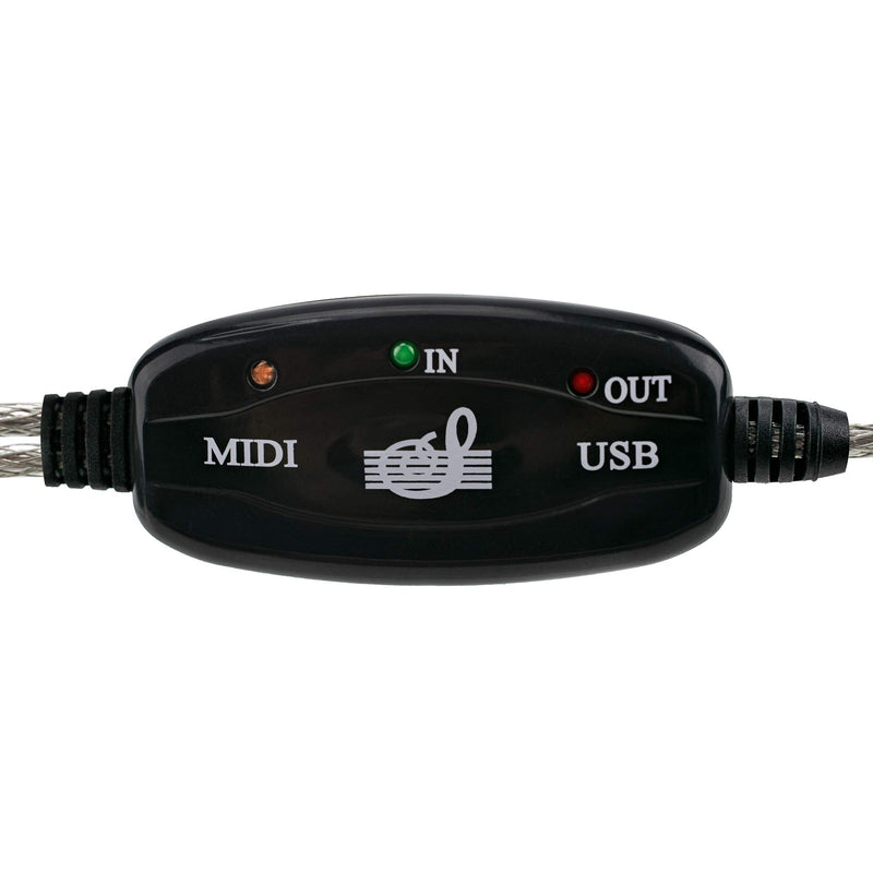 DIGIFLEX USB Midi Cable Lead Adaptor for Musical Keyboard to PC Laptop