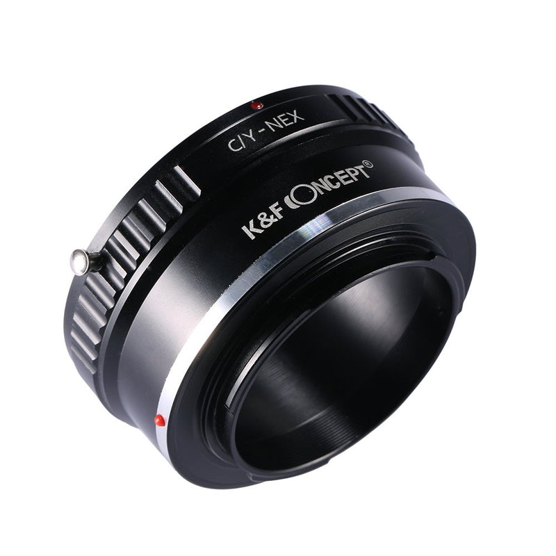 K&F Concept Lens Mount Adapter, Contax/Yashica (C/Y) Lens to Sony Alpha NEX E-Mount Camera