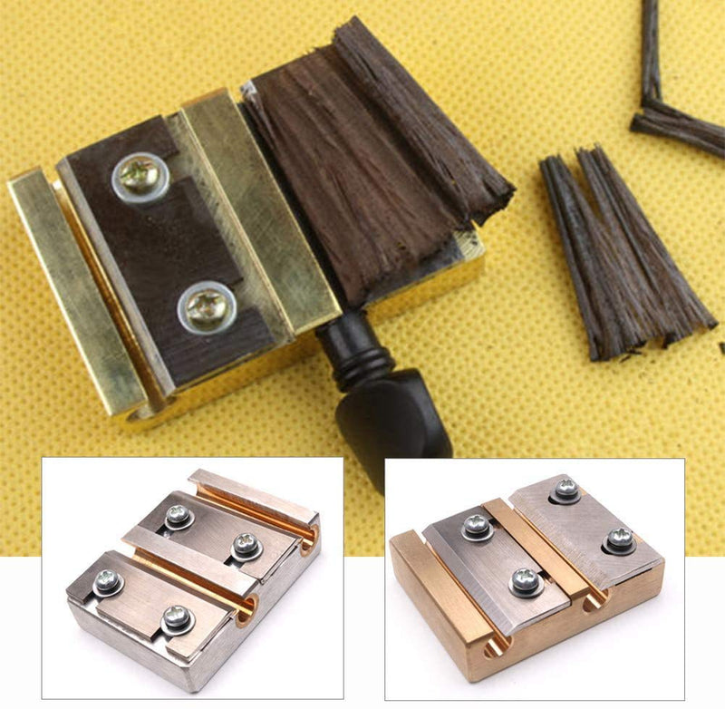 Jiayouy Violin Peg Reels Shaver 3/4 4/4 Size Luthier Making Tool 3/4-4/4 Size for DIY Violin Wooden Instrument