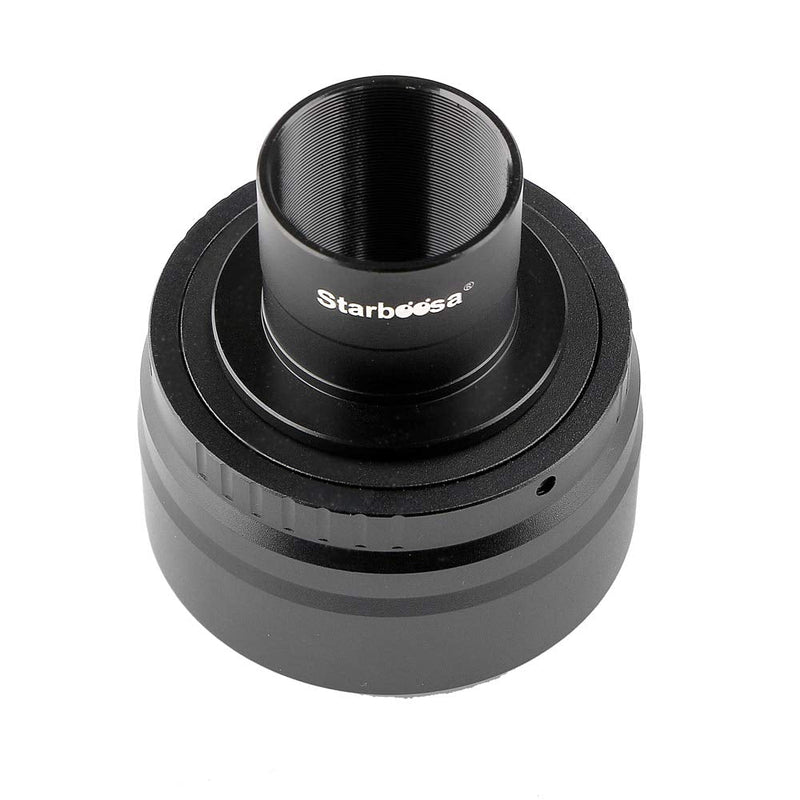 Starboosa Telescope Camera Adapter Mount for Full-Frame mirrorless Canon EOS R Series - with 1.25 inch T Adapter - for Telescope Prime Focus and Photography