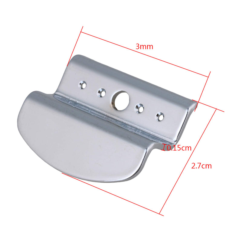 4 String Banjo Tailpiece for Guitar Parts Replacement Zinc Alloy Silver