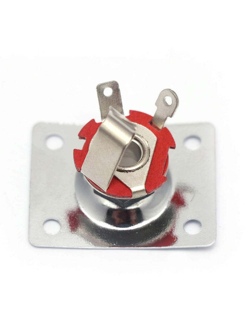 Metallor Output Input Jack Plat Socket for Tele SG Style Electric Guitar Parts Replacement Chrome. JP 03