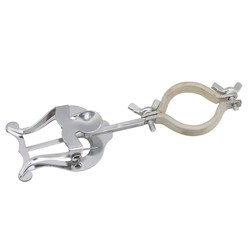 Yibuy Silver Clarinet Clamp-On Holder Lyre Sheet Clip Holder Musical Part