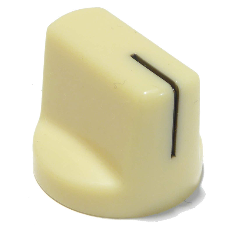 Pair of Ivory/Cream Superior Quality Guitar Knobs - pedal or amplifier 1510