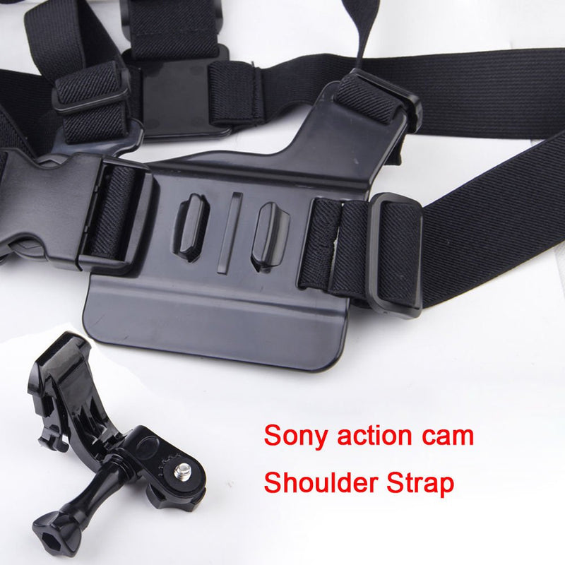 Adjustable Chest Body Harness Belt Strap Mount For Sony action cam HDR-AS100v AS30V AEE AS15 AS30 GoPro Hero 4 3+ 3 2 1 SJ1000 Sports Action Cam Camera Accessory