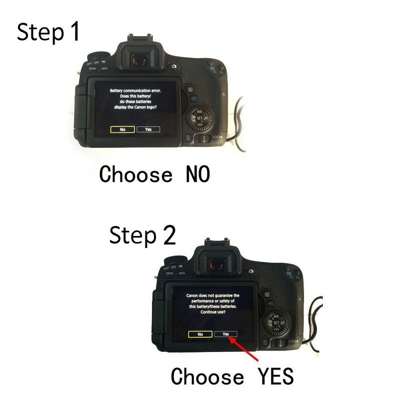 RBSN ACK-E18 AC Power Adapter Supply DR-E18 DC Coupler Charger Kit for Canon EOS Rebel 750D 760D 800D 850D 77D 200D 250D 8000D X8i T6i T6s T7i T8i SL2 SL3 Cameras