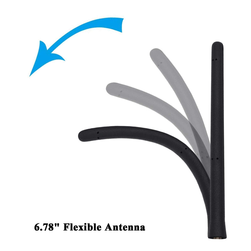 JAPower Automotive Replacement Antenna for Toyota Tundra 2000-2020, 6.78 inches Black Car Audio AM FM Antennas