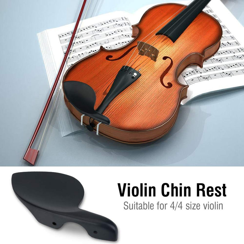 [AUSTRALIA] - Violin Chin Rest with Standard Adjustable Metal Bracket for 4/4 Size Music Instrument Accessory 