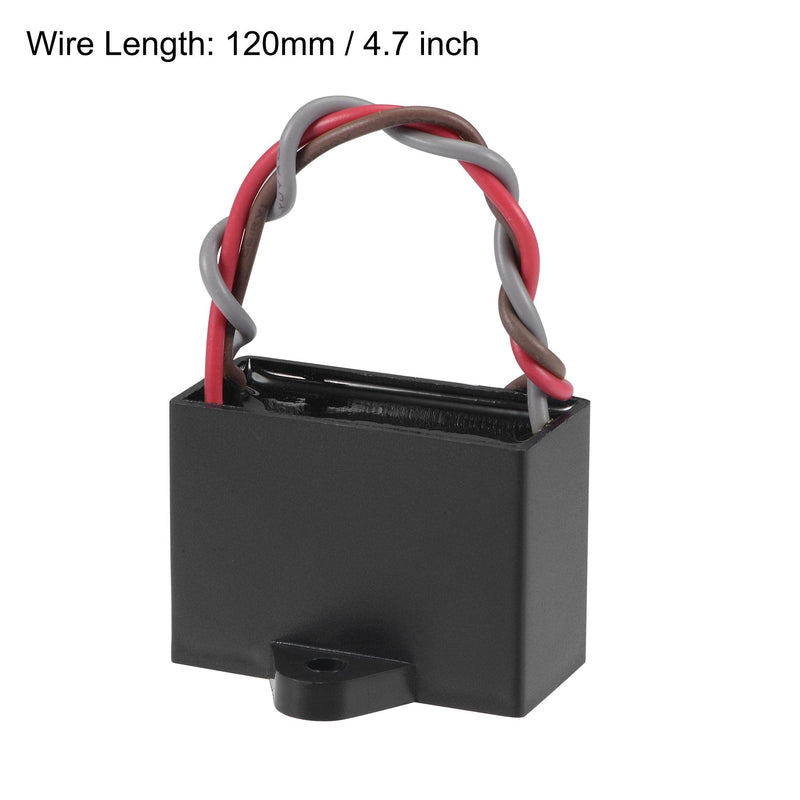 uxcell Ceiling Fan Capacitor CBB61 5/5uF 250V AC 3 Wires Metallized Polypropylene Film Capacitor 48x34x22mm for Electric Fan Pump Motor Generator 3Pcs