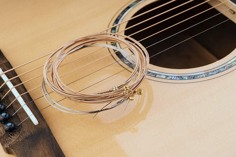 Guitar Strings Acoustic - Guitto Strings for Guitar 6 String Set (Single Pack, Medium 12-53) Single Pack