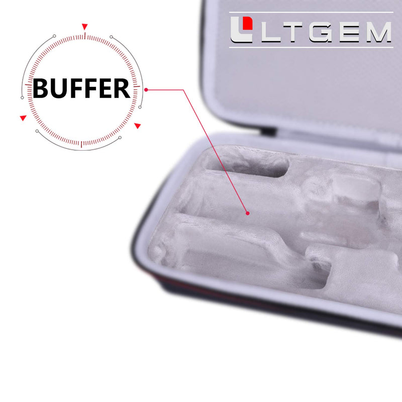 LTGEM EVA Hard Case for Zhiyun Smooth 4 3-Axis Smartphone Gimbal Stabilizer - Travel Protective Carrying Storage Bag