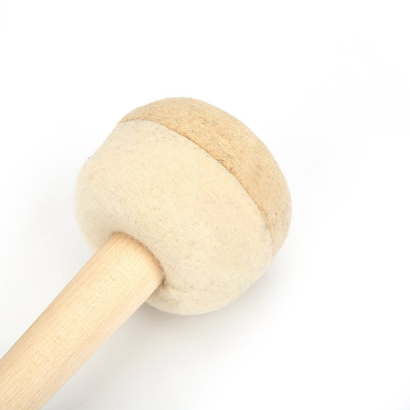 Drum Mallet, Wool Felt Drum Stick Mallets Hammer Percussion Instrument Band Accessory