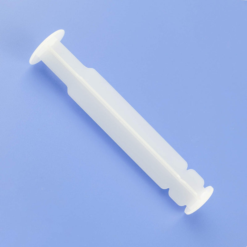 20Pcs 10ml Syringes Sterile Without Needle No Rubber Ring HPLC Sampler Resistant to Organic Acids Bases Disposable Syringe (10cc 20pcs)