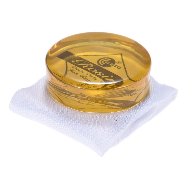 Chienti - High-Class Transparent Yellow Rosin Resin Colophony Low Dust Handmade Rounded with Box for Violin Viola Cello Bowed String