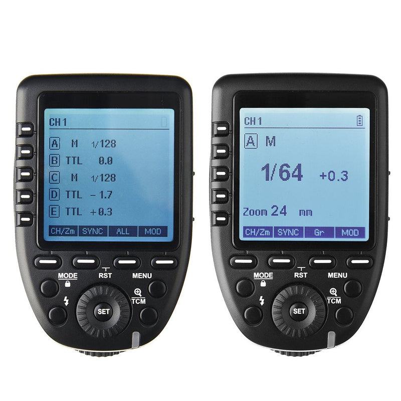 [AUSTRALIA] - Godox Xpro-C E-TTL High Speed Sync 1/8000s 2.4G Wireless X System Flash Trigger Transmitter Compatible for Canon Cameras, 11 Customizable, 5 Group 4 Function Buttons Offer Convenient Manipulation 