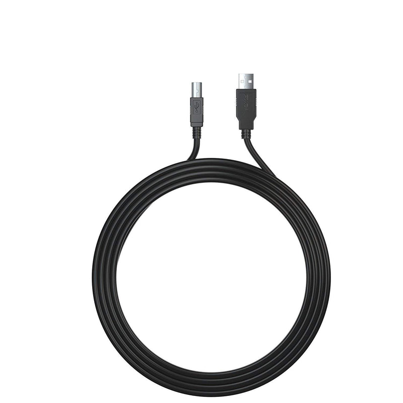 6 Ft Long USB-Printer-Cable 2.0 for HP OfficeJet Laserjet Envy; Canon Pixma; Epson Workforce Stylus Expression Home; Brother; Silhouette Cameo; Dell Scanner Fax High Speed Cord 2.0 (1.8 Meters)