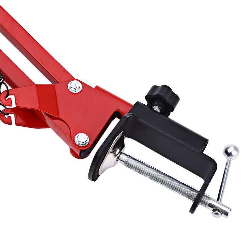 [AUSTRALIA] - GB-Tech Upgraded Professional Adjustable Desktop Microphones Boom Arm Suspension Mic Scissor Arm Stand Holder for Blue Yeti Snowball Microphone and Blue Yeti Nano(Red) Red 
