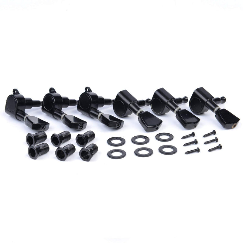 3R3L Black Guitar Tuning Keys Tuners Machine Heads For LP ETC Guitar #E