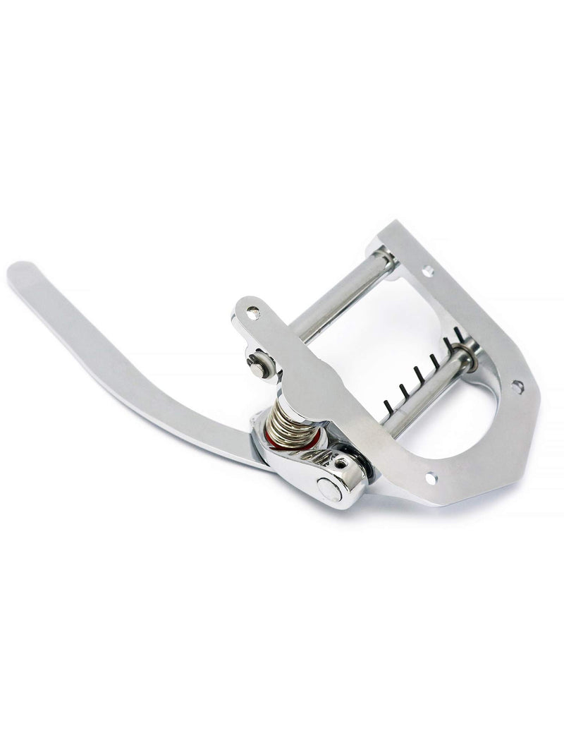 Metallor Guitar Tremolo Tailpiece Vibrato Bridge Compatible with SG LP Tele Style Flat Top Electric Guitar Parts Replacement Chrome.