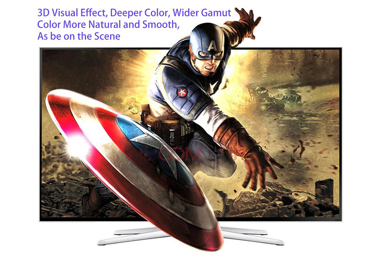 1.5m/5ft 4K HDMI Cable, High Speed, 18Gbps, HDMI 2.0 Cable, 3D, eARC, Braided HDMI Cord, Compatible UHD TV, Blu-ray, PS4, PC, Projector… ACC 4K 1.5m