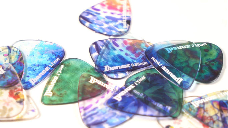 Ibanez KALEIDO Series Picks 6 Pack 1.0mm 1.00mm