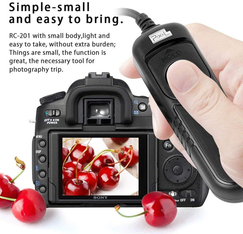 Pixel Remote Commander Shutter Release Cable DC0 Compatible with Nikon Z9 D3 D4 D5 D6 D800 D850 D800E D810 D810A D700 D500 D300 D200 F6 F100 F5 F90X F90 N90s D1X D2H D3X Compatible with Nikon MC-30A