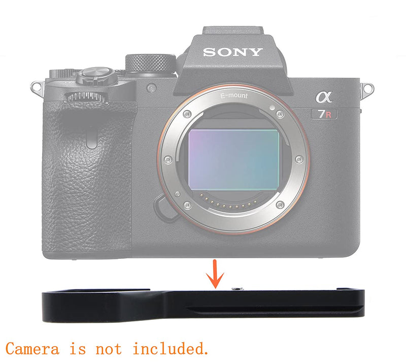 [AUSTRALIA] - HITHUT Hand Grip Extension Quick Release Metal Base Plate Compatible with Sony A7IV A7RIV A9II Camera with 1/4" Screw and Hex Wrench Black 