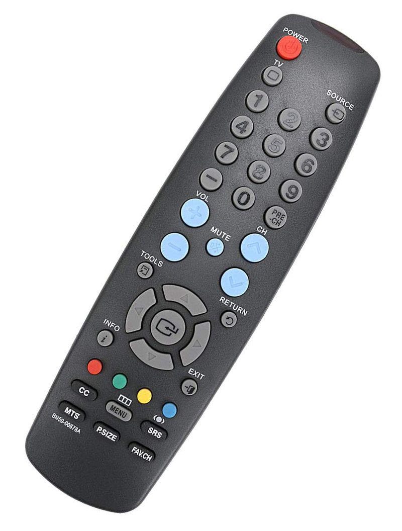 Smartby BN59-00678A Remote Control Compatible with Samsung HL61A510J1F HL67A510J1F LN19A330J1D LN22A450C1 LN22A650A1D LN26A330J1 LN32A330J1 LN37A330J1D LN40A330J1 LS24TDNSUVD PL42A410C1D PL50A410C1D