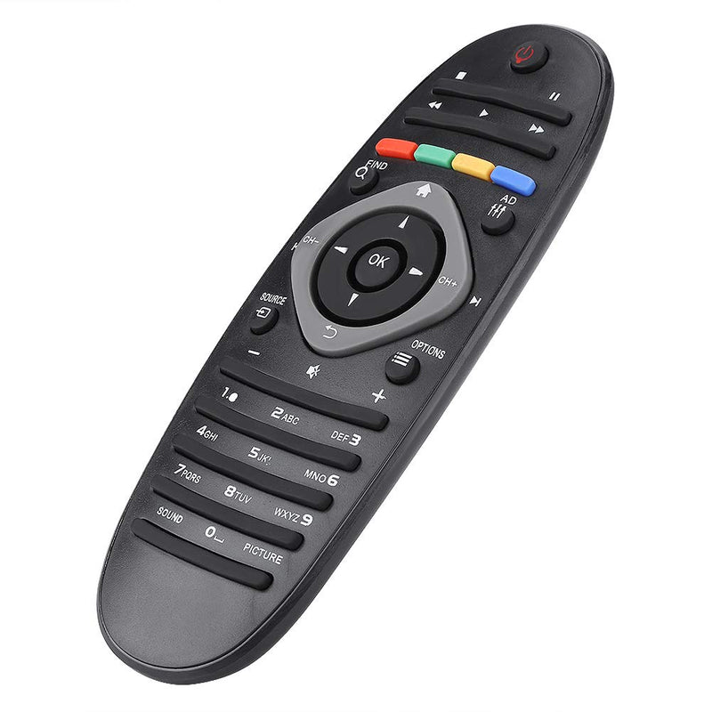 Richer-R Remote Control, Replacement TV Remote Control Universal Controller for Philips TV with Dedicated Menu Navigation Keys