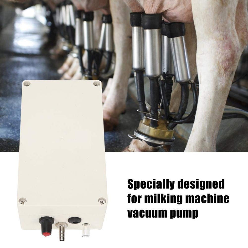 Vacuum Pump, 12V Electric Speed Adjustale Milking Machine Accessory Vacuum Pump, Anti-Corrosion Air Pulsator Milker Vacuum Pump for Donkey Sheep Cow Vacuum Pump Horse