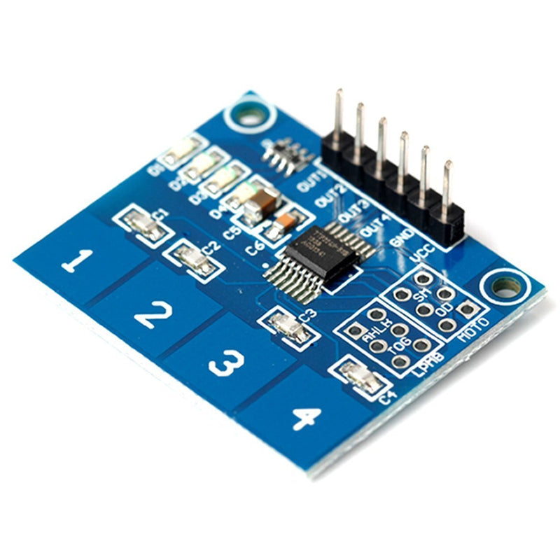 SMAKN TTP224 4-way Capacitive Touch switch Digital Touch Sensor Module for Arduino