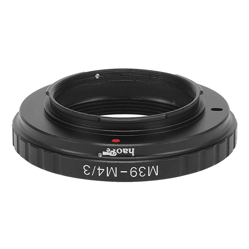 Haoge Manual Lens Mount Adapter for Leica 39mm M39 LTM Mount Lens to Olympus and Panasonic Micro Four Thirds MFT M4/3 M43 Mount Camera