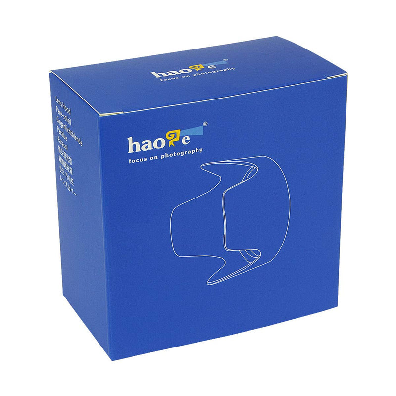Haoge Bayonet Lens Hood Compatible with Canon EF 50mm f/1.4 USM Lens Replaces Canon ES-71 II