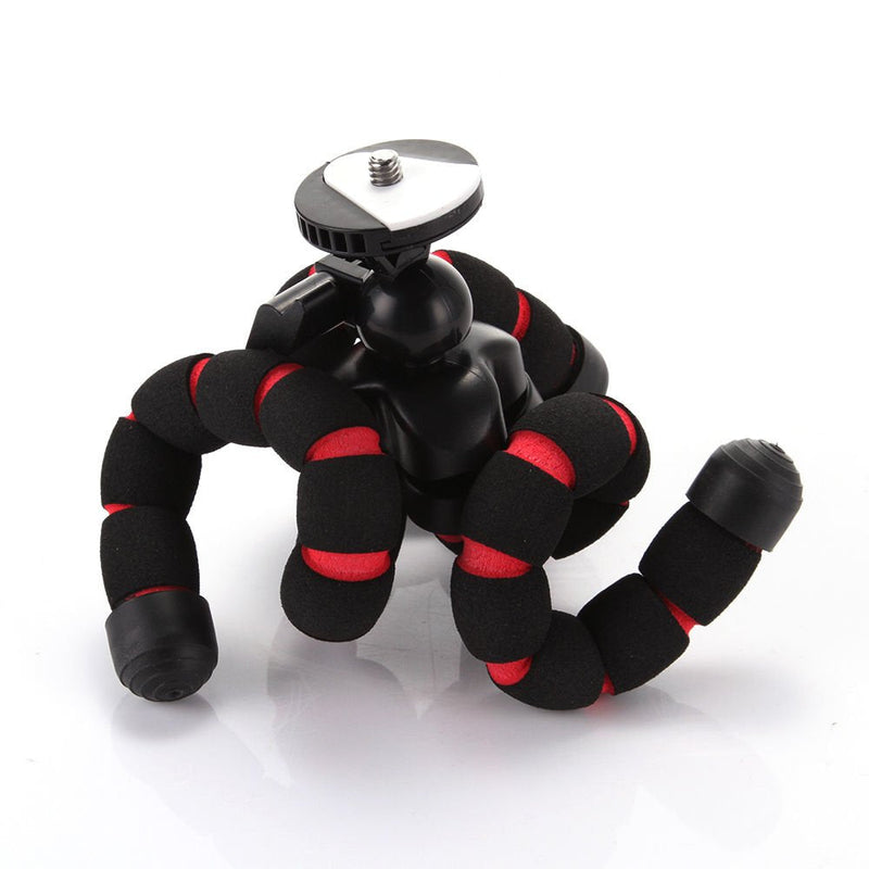 FocusFoto Octopus Flexible Portable Tripod Stand 1/4'' Screw Mounting for Camera Digital DV Canon Nikon Sony Pentax Olympus Panasonic Gopro Action Camera DSLR Medium Size