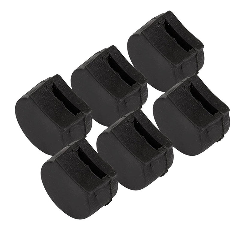 Vizcaya Black Rubber Clarinet Thumb Rest Cushion Protector Comfortable Pack of 6
