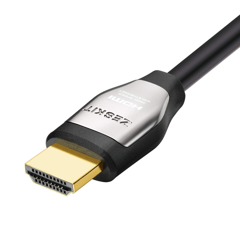 Zeskit Cinema Certified Premium HDMI Cable High Speed with Ethernet 6.5ft 2m/6.5ft