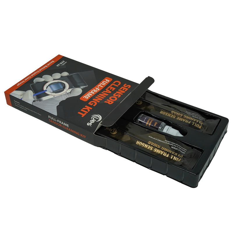 UES FFR24 Professional DSLR SLR Digital Camera CMOS and CCD Sensor Cleaning Swab Kits for Full-Frame Sensors: 14 X 24mm Full Frame Sensor Cleaning Swabs + 15ml Sensor Cleaner 14 Swabs + 15ml Cleaner