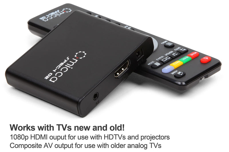 [AUSTRALIA] - Micca Speck G2 1080p Full-HD Digital Media Player for USB Drives and SD/SDHC Cards, Digital Signage, H.264/AVC MP4 MKV Videos MP3 Music JPG Photos, HDMI and AV Output, Auto Play and Resume Speck G2 Full-HD 