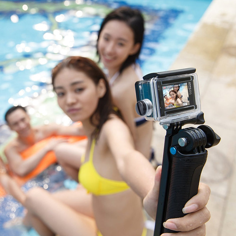 Suptig Housing Rechargeable Waterproof housing for GoPro Hero 4 Hero 3+ Hero 3 Outside Action Camera for Underwater Charge Use - Water Resistant up to 131ft (40m)