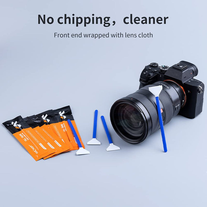 K&F Concept 20 Pack Swabs, Full-Frame Professional Camera Sensor Cleaner DSLR Sensor Cleaning, Size: 24mm x 20mm 24mm Full-Frame (20 Pack Swabs)