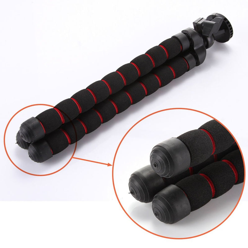 FocusFoto Octopus Flexible Portable Tripod Stand 1/4'' Screw Mounting for Camera Digital DV Canon Nikon Sony Pentax Olympus Panasonic Gopro Action Camera DSLR Medium Size