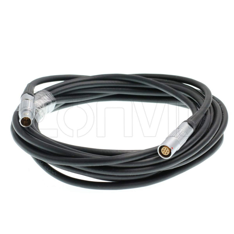 Eonvic High Flex FGG 7 Pin Male to 1B PHG 7 Pin Female B&K Microphone and Preamplifier Extension Cable (1 Meter) 1 Meter