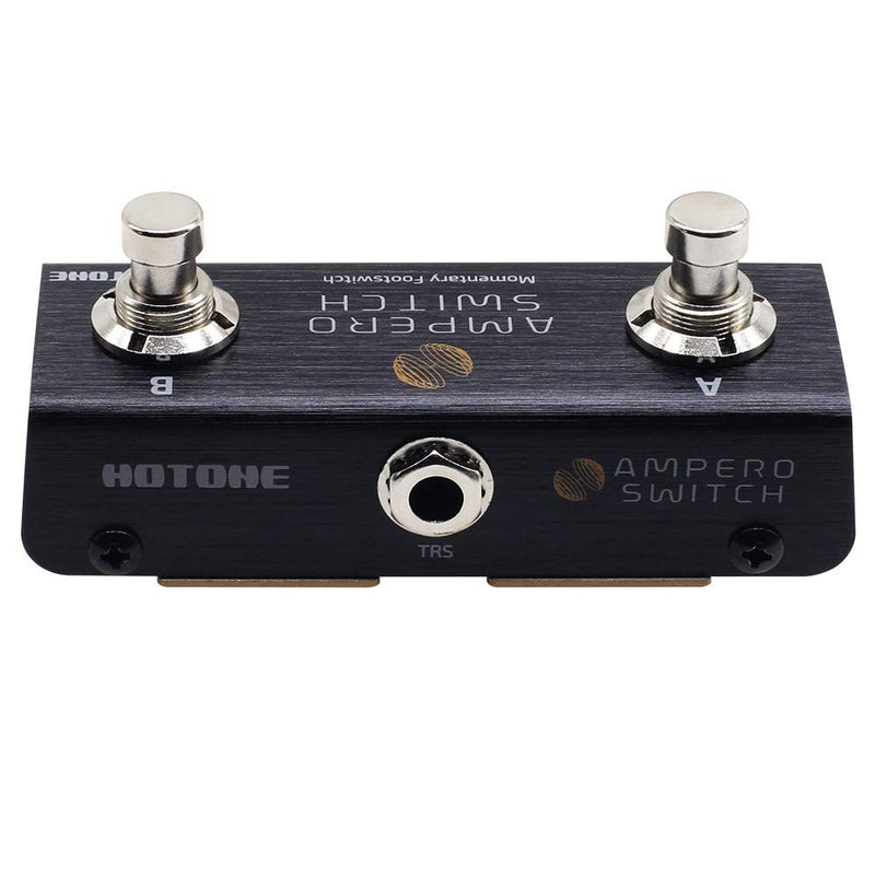 Hotone Ampero Switch 2-Way Momentary Dual Footswitch Foot Controller 1/4-Inch Pedal Switcher (FS-1(Ampero Switch)) FS-1(Ampero Switch)