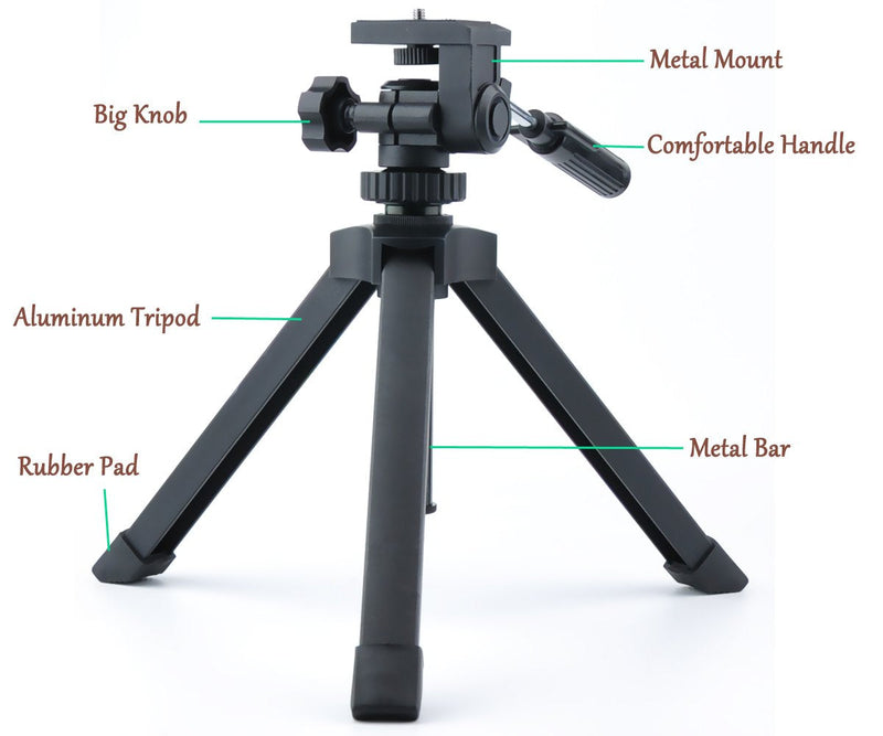 Gosky Heavy Duty Adjustable Table Top Tripod Scope scopes Binoculars Telescope DSLR Cameras Other Device