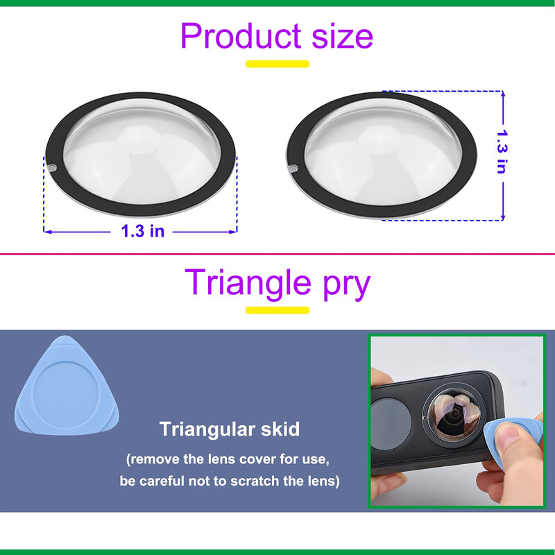 CHongnan- Dual Lens Guards for Insta360 One X2 Accessories