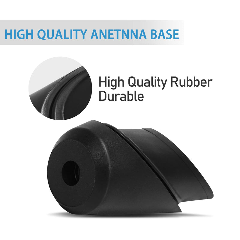 Anina Antenna Base for Toyota Tundra 2014 2015 2016 2017 2018 2019 2020 86392-0C030 Antenna Ornament Grommet Rubber Mount Car Radio Antenna Bezel For 2014-2020